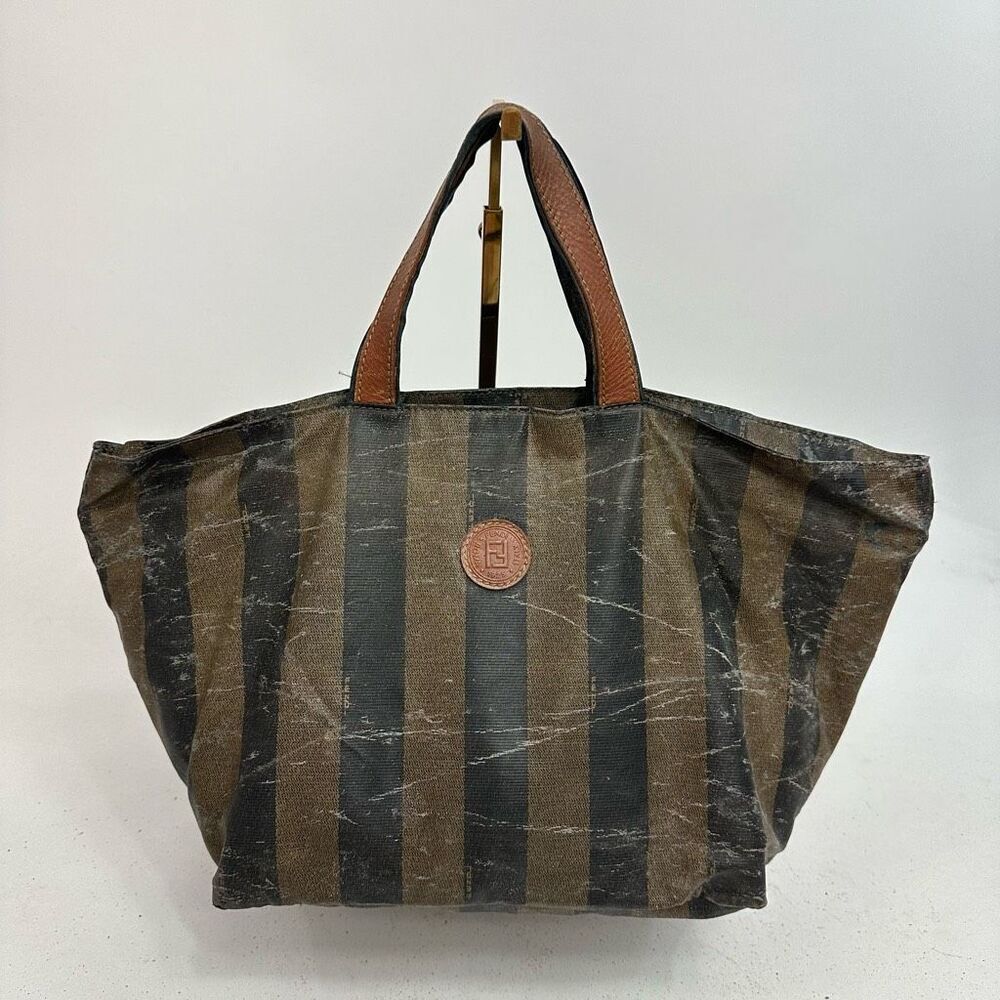 Vintage Fendi Pequín PVC Tote Bag